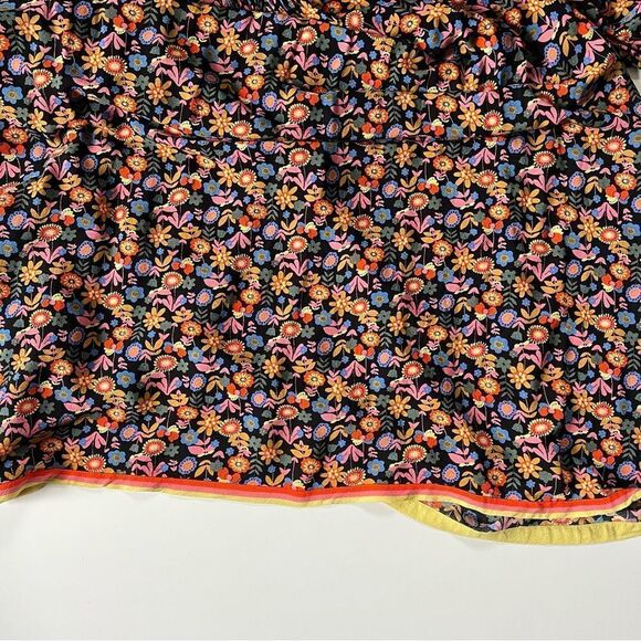 BODEN Trim Detail Maxi Dress Black, Multi Flora Bloom 4 - Picture 14 of 14